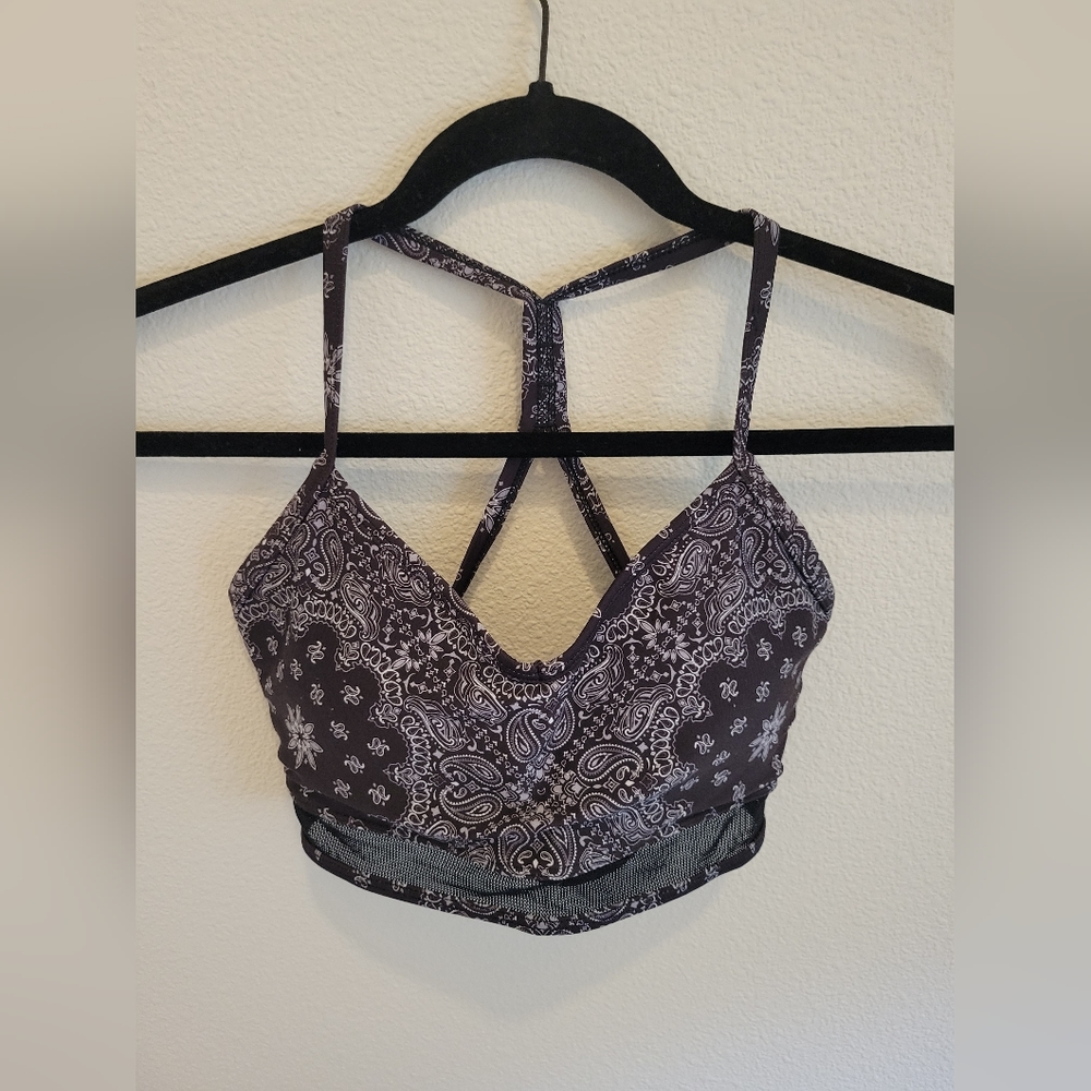 LJ Black Pattern Bra - Picture 1 of 2
